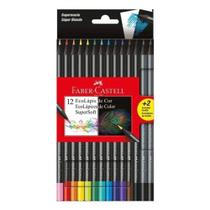 Lápis De Cor Ecolápis Supersoft 120712 12 Cores Com 2 Lápis Grafite - Faber Castell
