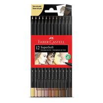 Lápis de Cor Ecolápis Supersoft 120712SOFTTP 12 Cores Tons de Pele - Faber Castell
