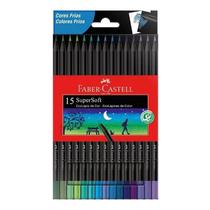 Lápis de Cor Ecolápis Supersoft 120715SOFTCF 15 Cores Frias - Faber Castell