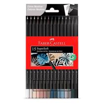 Lápis de Cor Ecolápis Supersoft 120715SOFTCN 15 Cores Neutras - Faber Castell Lápis de Cor Ecolápis Supersoft 120715SOFTCN 15 Cores Neutras - Faber Castell