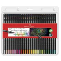 Lápis de cor ecolápis supersoft 50 cores faber castell