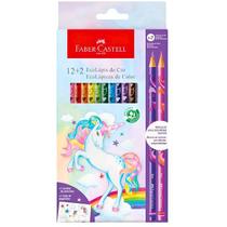 Lápis de Cor EcoLápis Unicornio 12+2 Cores Faber Castell Lápis de Cor EcoLápis Unicornio 12+2 Cores Faber Castell