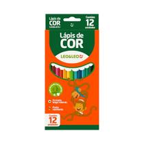 Lápis De Cor Escolar Sextavado 12 Unidades Para Colorir Lápis De Cor Escolar Sextavado 12 Unidades Para Colorir