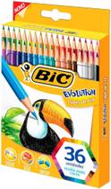 Lápis de cor evolution Bic com 36 cores