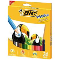 Lápis de Cor Evolution com 24 Cores - Bic