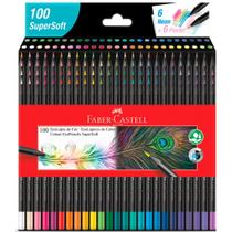 Lapis De Cor FABER CASTELL 100 Cores SuperSoft Ecolapis Profissional Lapis De Cor FABER CASTELL 100 Cores SuperSoft Ecolapis Profissional