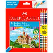 Lápis de Cor Faber Castell 20 Cores + 4 Bicolor