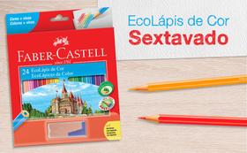 Lapis De Cor Faber Castell 24 Cores + 1 Apontador Depósito 120124+1APT Lapis De Cor Faber Castell 24 Cores + 1 Apontador Depósito 120124+1APT