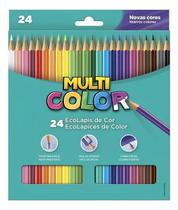 Lápis de Cor Faber-Castell 24 Cores Multicolor Sextavado