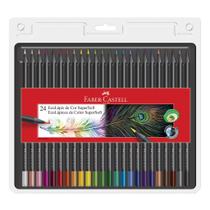 Lapis De Cor FABER CASTELL 24 Cores SuperSoft Ecolapis Profissional - Faber-Castell