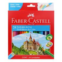 Lápis de cor Faber Castell 24 cores Lápis de cor Faber Castell 24 cores