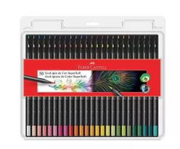 Lápis de cor Faber Castell 50 cores Super Soft