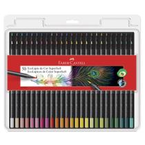 Lápis de cor Faber Castell 50 cores Supersoft 120750SOFT