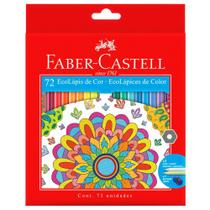 Lápis de Cor Faber Castell 72 Cores com Apontador