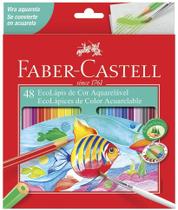 Lápis de cor Faber Castell aquarelável com 48 cores