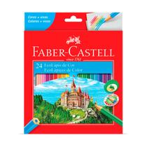 Lápis De Cor Faber Castell Escolar 24 Cores Ponta Max Lápis De Cor Faber Castell Escolar 24 Cores Ponta Max