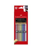 Lápis de Cor FABER-CASTELL Metallic 10 cores