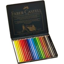 Lápis de Cor Faber-Castell Polychromos - Conjunto com 24 Peças