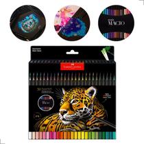 Lapis de Cor Faber Castell Profissional 50 Cores Supersoft Escolar Lapis de Cor Faber Castell Profissional 50 Cores Supersoft Escolar