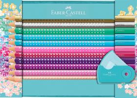 Lápis de cor Faber-Castell Sparkle, conjunto de 20 Lápis de cor Faber-Castell Sparkle, conjunto de 20