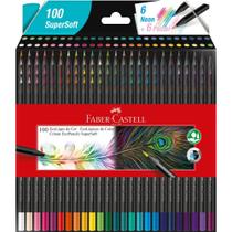 Lapis de Cor Faber Castell Super Soft 100 Cores - Faber-Castell