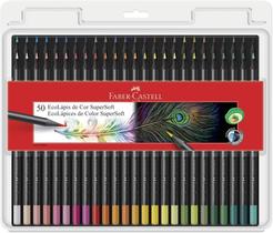 Lápis de cor Faber Castell super soft com 50 cores Lápis de cor Faber Castell super soft com 50 cores