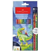 Lapis De Cor Faber Castell Supersoft 12 Cores + 2 Coloridos