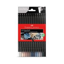 Lápis de Cor Faber Castell Supersoft 15 Cores Neutras Lápis de Cor Faber Castell Supersoft 15 Cores Neutras
