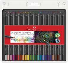 Lápis De Cor Faber-Castell SuperSoft C/ 24 Cores