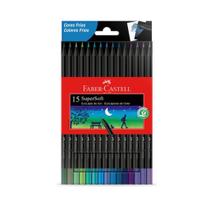 Lápis De Cor Faber Castell Supersoft Cores Frias 15 Cores