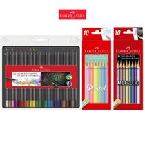 Lápis De Cor Faber Castell Supersoft Tons Pastel e Metálico