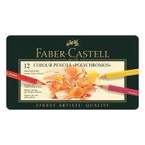 Lapis de Cor Faber Castell Técnico Polychromos c/ 12 Cores Lapis de Cor Faber Castell Técnico Polychromos c/ 12 Cores