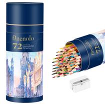 Lápis de cor finenolo 72 Soft Core para livros de colorir para adultos Lápis de cor finenolo 72 Soft Core para livros de colorir para adultos