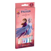 Lápis De Cor Frozen Disney Com 12 Cores Vibrantes - Tris Lápis De Cor Frozen Disney Com 12 Cores Vibrantes - Tris