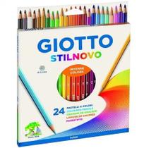 Lápis de Cor Giotto Stilnovo 24 Cores Intense Colors 3.3mm 256600sa Lápis de Cor Giotto Stilnovo 24 Cores Intense Colors 3.3mm 256600sa