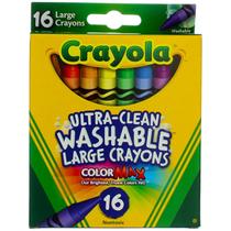 Lápis de cor grandes e laváveis Crayola, pacote com 16 x 2 Lápis de cor grandes e laváveis Crayola, pacote com 16 x 2