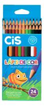 Lápis De Cor Hexagonal 24 Cores Sortidas Mina Macia 2,6mm Multicolorido Lápis De Cor Hexagonal 24 Cores Sortidas Mina Macia 2,6mm Multicolorido