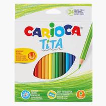 Lápis de Cor Hexagonal 24Und Tita Carioca