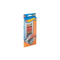 Lápis De Cor Hot Wheels 12 Cores - Tris