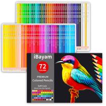 Lápis de Cor iBayam 72 Unidades - Ideal para Desenho e Pintura