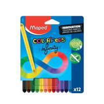 Lápis de Cor Infinito Divertido Com 12 Cores Maped