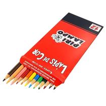 Lápis de cor inteiro 12 cores - pirilampo - Ecole