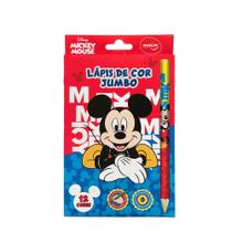 Lápis De Cor Jumbo 12 Cores Mickey Mouse MOLIN Estampa 1
