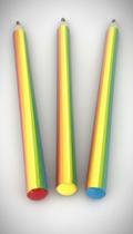 Lápis de Cor Jumbo Arco-Íris 3 Unidades Lápis de Cor Jumbo Arco-Íris 3 Unidades