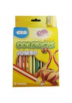 Lápis de Cor Jumbo C/12 Colorcis CIS com Apontador