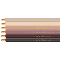 Lapis de cor jumbo caras e cores 6cores faber-castell pct.c/12