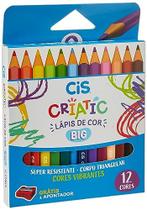 Lapis De Cor Jumbo Cis Criatic Triangular 12 Core