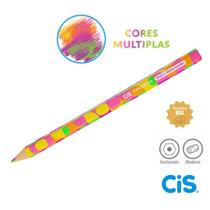 Lapis de Cor Jumbo ColorCis Multi Neon Cis Lapis de Cor Jumbo ColorCis Multi Neon Cis