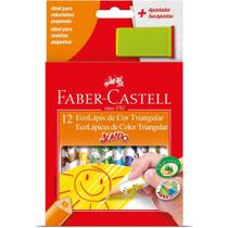 Lápis de COR Jumbo Ecolápis 12 Cores Decorado - Pacote com 6