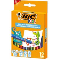 Lapis de COR Jumbo Evolution Trian. 12 Cores